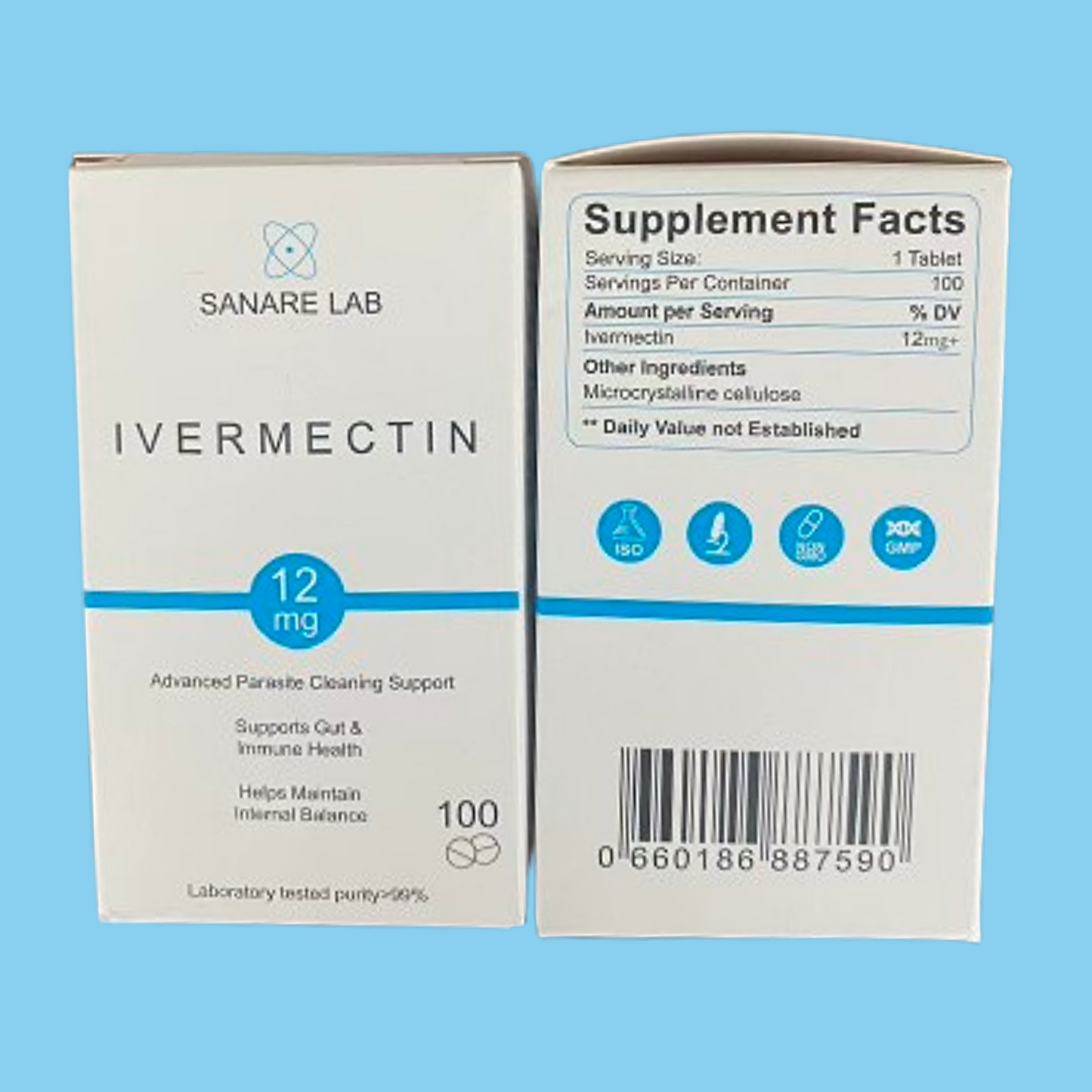 lVERmectin 12mg 100 tablets